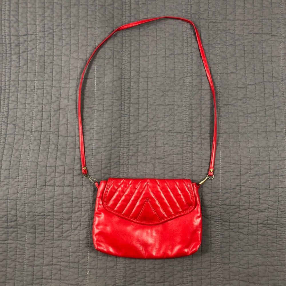4/$15 Red Vegan Purse Shoulder Strap